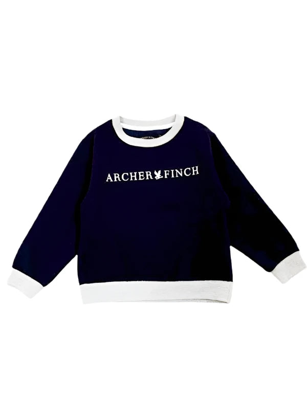 Archer & Finch Printed Kid's Sweatshirt - Blue