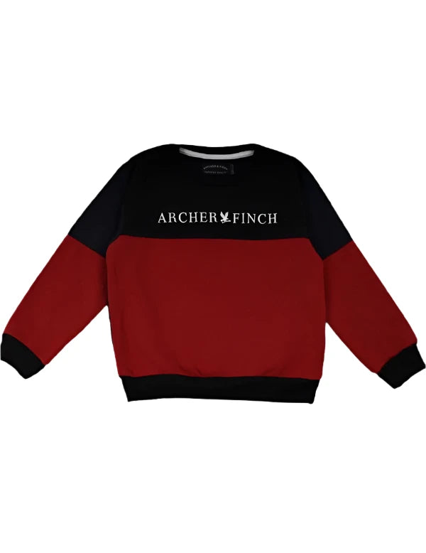 Archer & Finch Kid's Printed Sweatshirt - Red