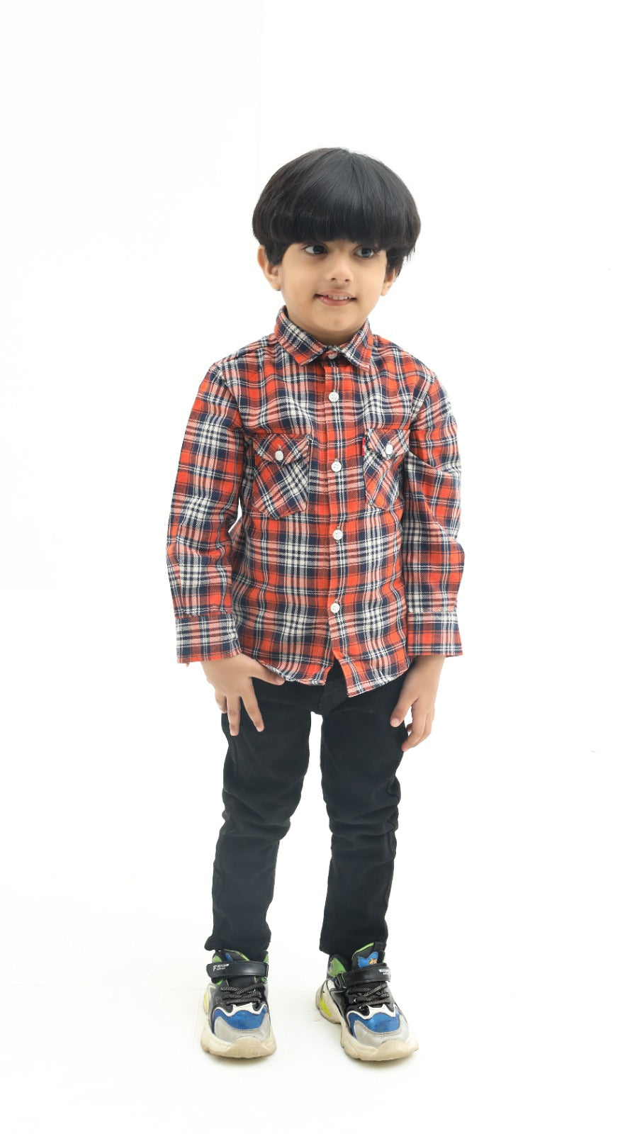 Hadi and humayl Boys flannel shirt Hadi and humayl Boys flannel shirt