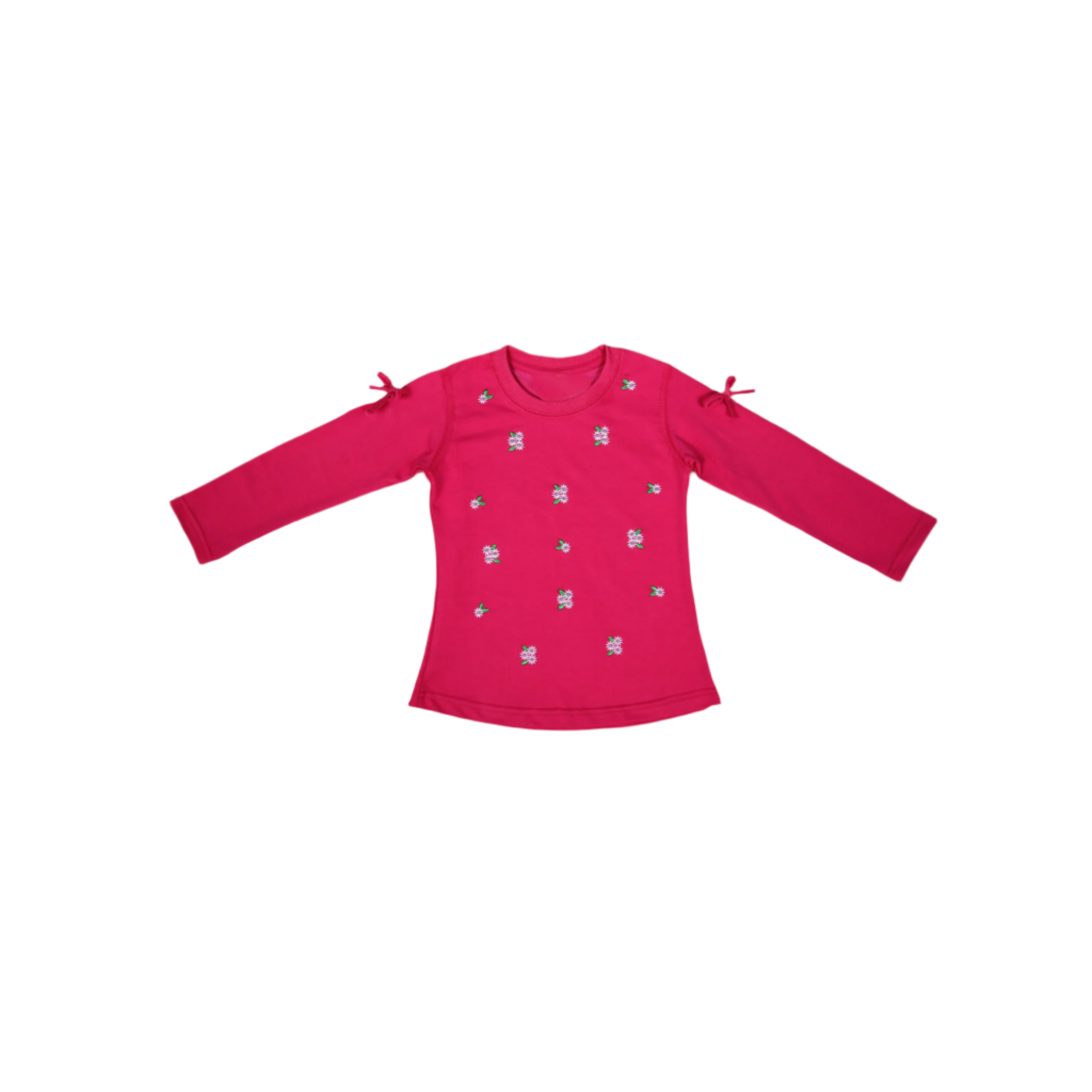 Girls Embroided Shirt - Pink