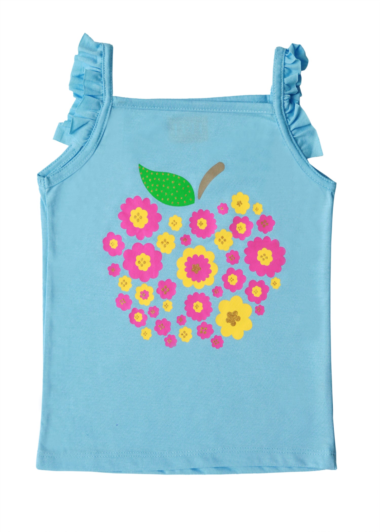 Girls Summer Graphic Sleeveless shirt - Hadi and humayl