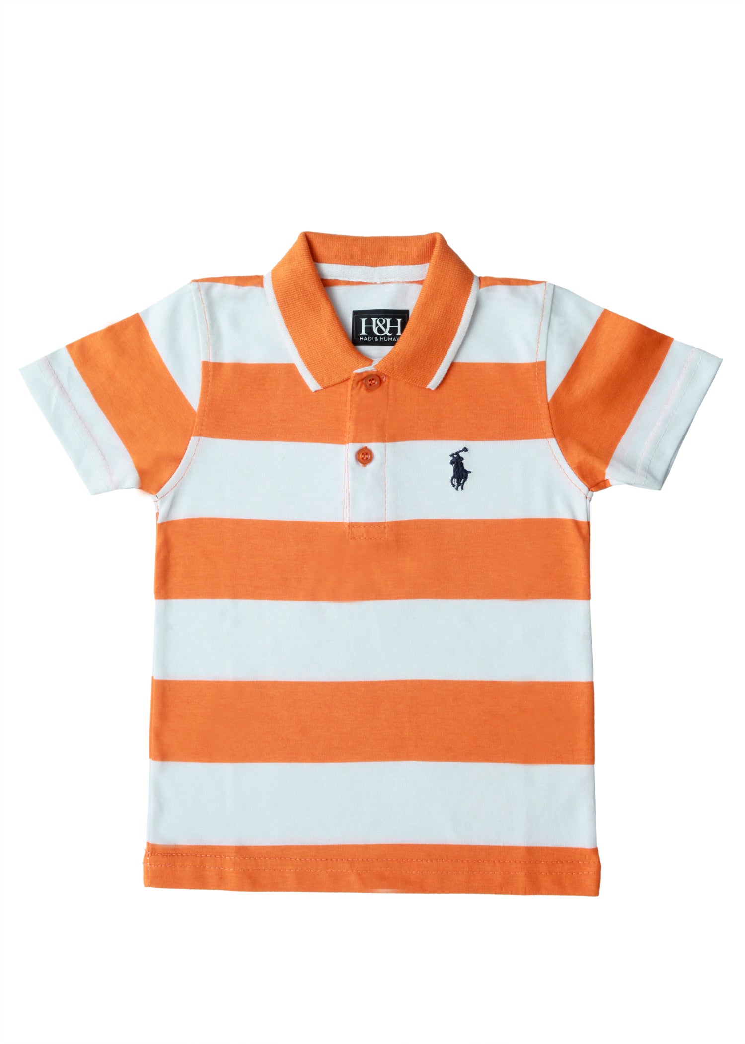 Boys Summer Orange T-Shirt - Hadi and humayl