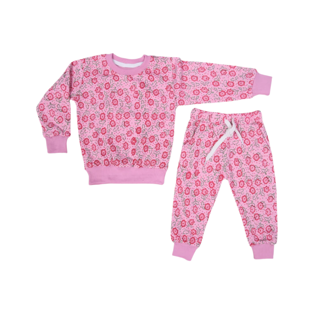 Girls Winter Suit Set - Pink