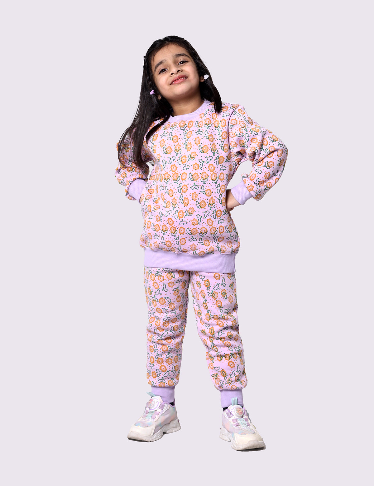 Girls Winter Suit Set - Purple