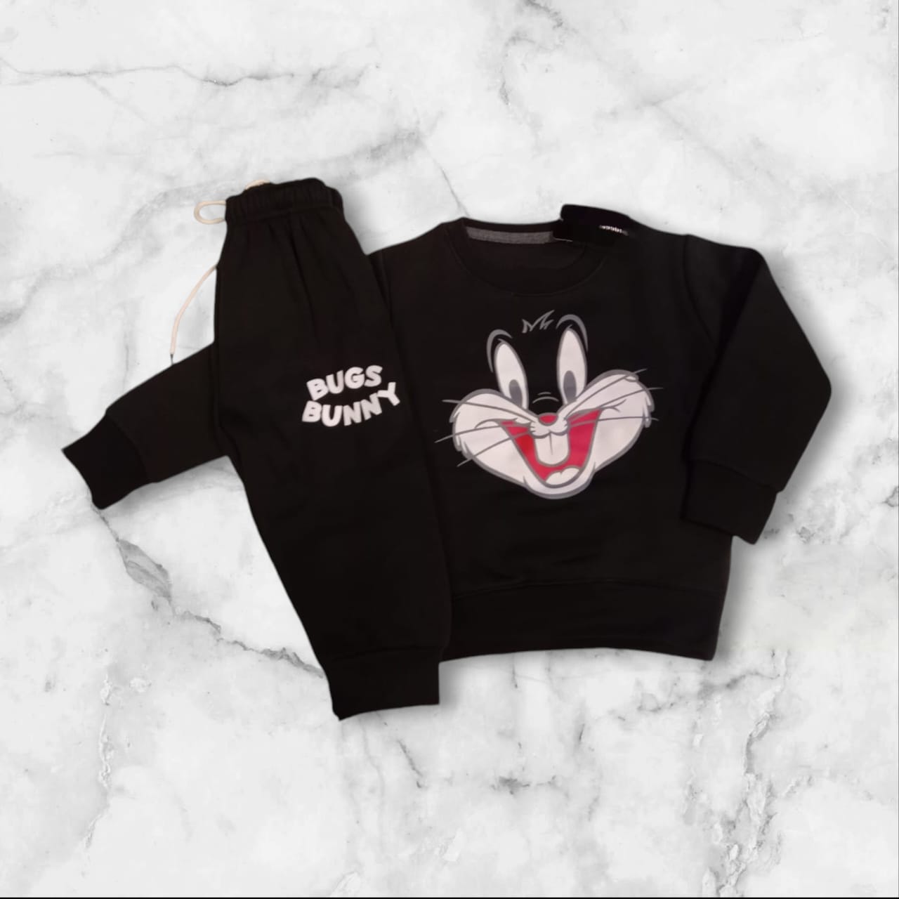 Boys Bugs Bunny Winter Suit - Black